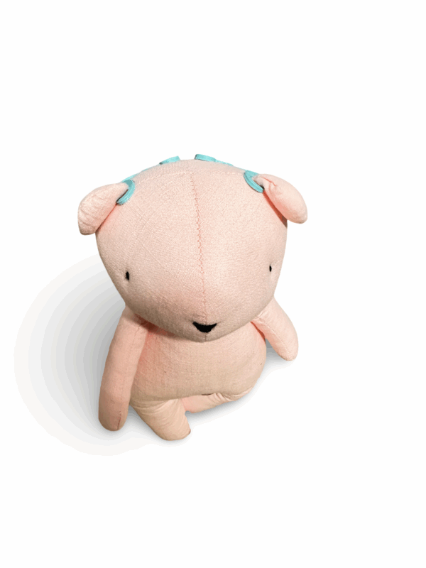 Teddybär Nina mit pers. Hörhilfen – Bild 2