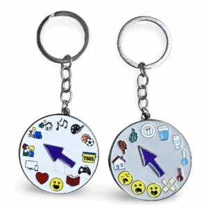 Kommunikationshilfe Schlüsselanhänger, 2 St.