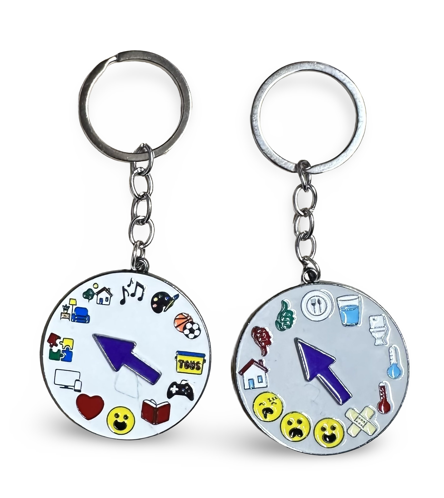 Kommunikationshilfe Schlüsselanhänger, 2 St.