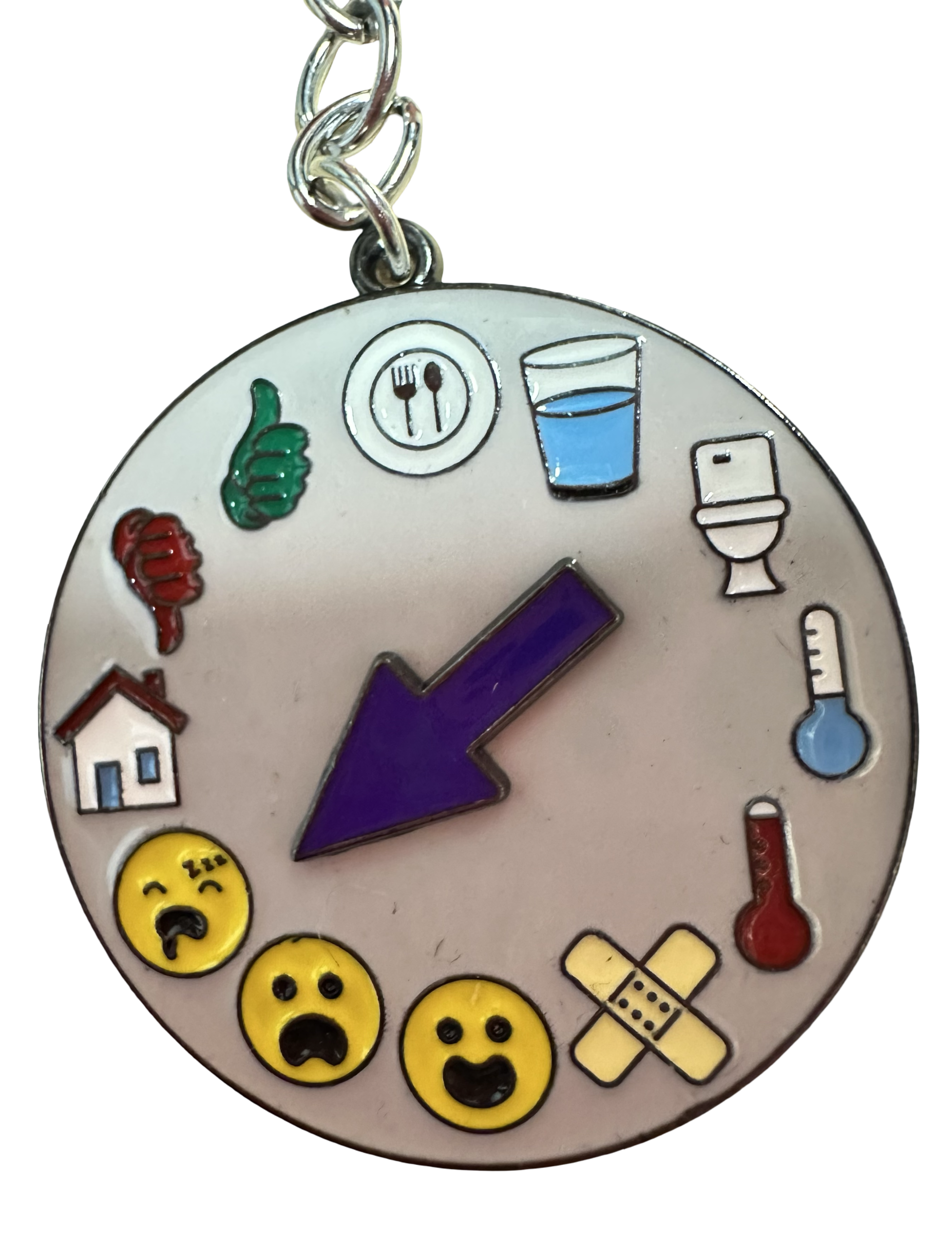 Kommunikationshilfe Schlüsselanhänger, 2 St. – Bild 2