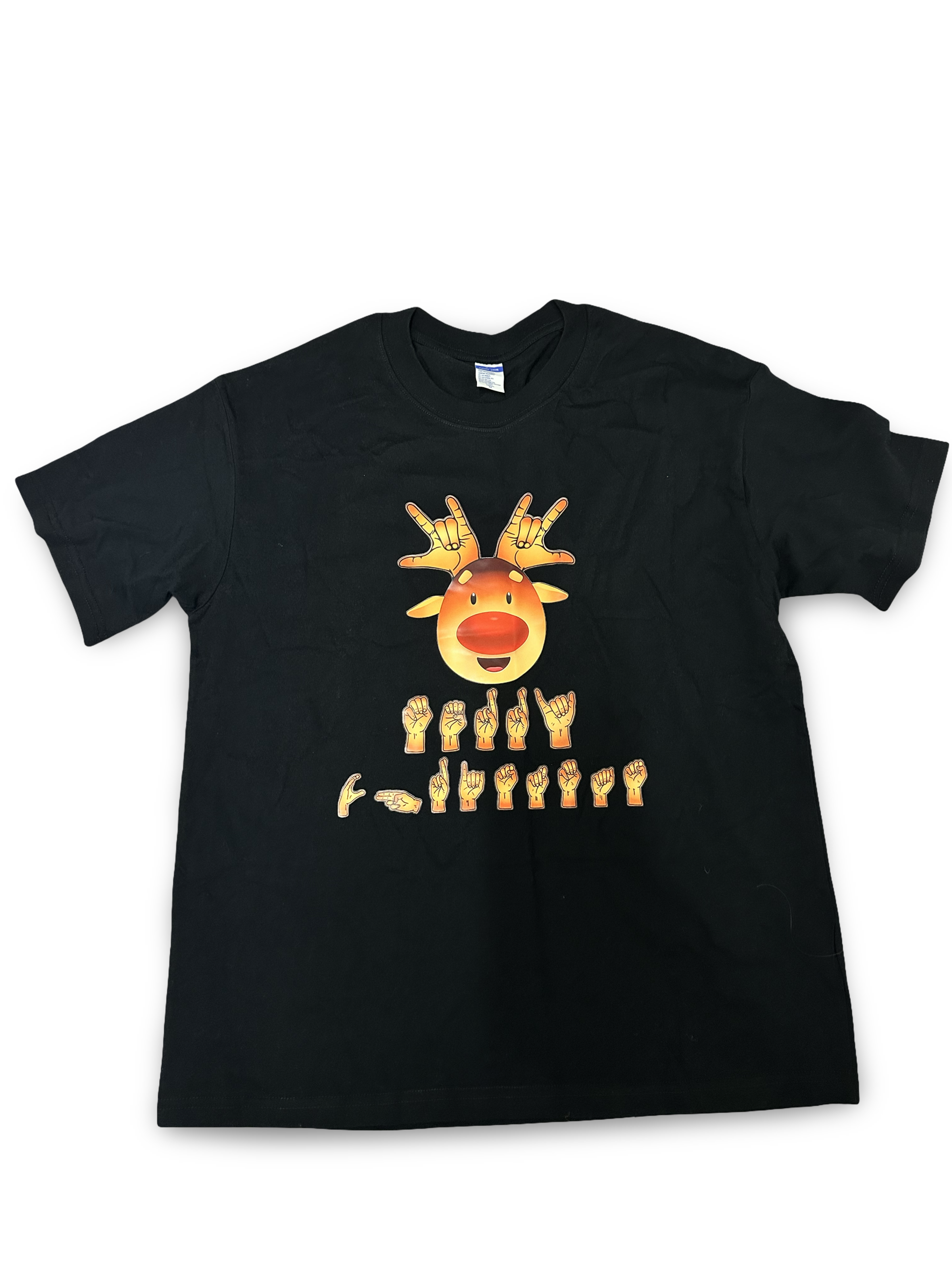 T-Shirt „Merry Christmas“ in Fingeralphabet – Bild 2